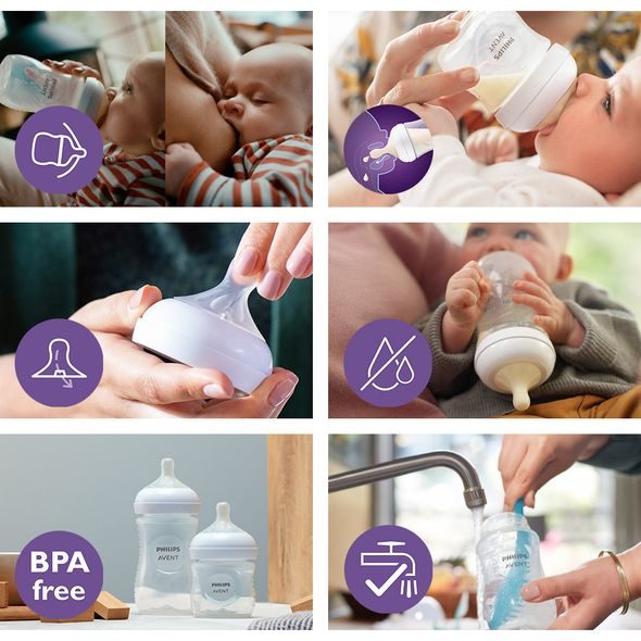 PHILIPS AVENT LÁHEV NATURAL RESPONSE 260 ML, 1M+, 2 KS - KOJENECKÉ LAHVE - KRMENÍ