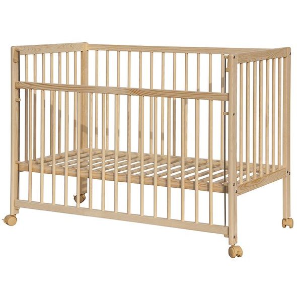 SCARLETT DĚTSKÁ POSTÝLKA SCARLETT DOMINIK - ECO PŘÍRODNÍ (BOROVICE) - STAHOVACÍ BOČNICE - 120 X 60 CM - DŘEVĚNÉ POSTÝLKY - SPINKÁNÍ