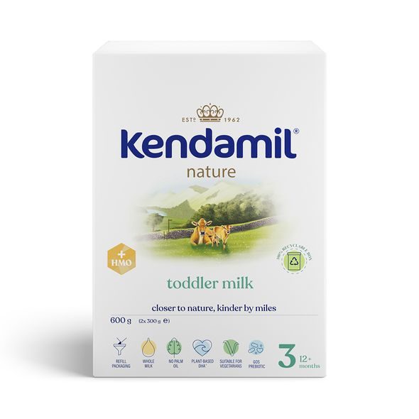 KENDAMIL BIO NATURE 3 HMO+ (600 G) - KOJENECKÁ MLÉKA - KRMENÍ