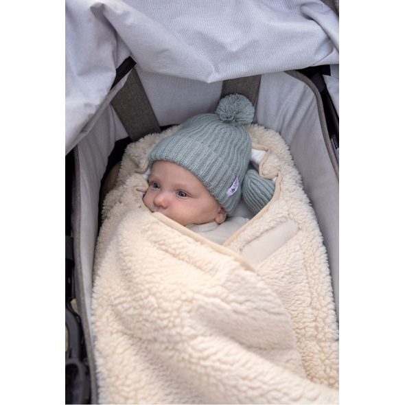 LODGER HATTER FOLKLORE MERINO WOOL SILK 0 - 3 MĚSÍCE - SPACÍ PYTLE - SPINKÁNÍ