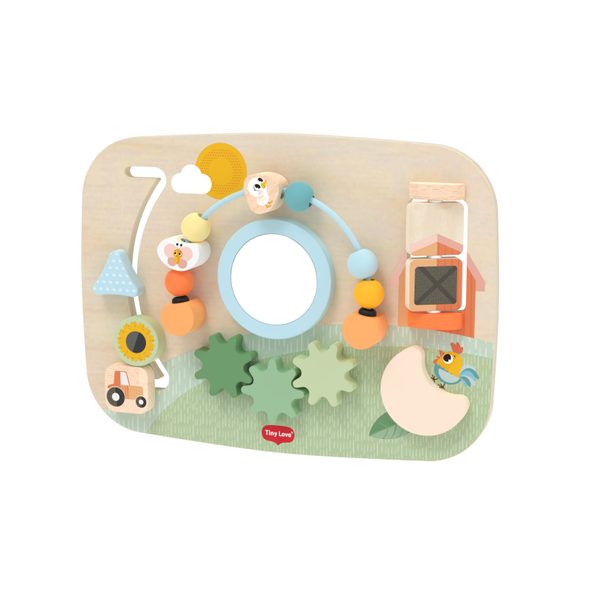 TINY LOVE PULT S AKTIVITAMI DŘEVĚNÝ FARMERS FUNDAY - DŘEVĚNÉ HRAČKY - PRO DĚTI