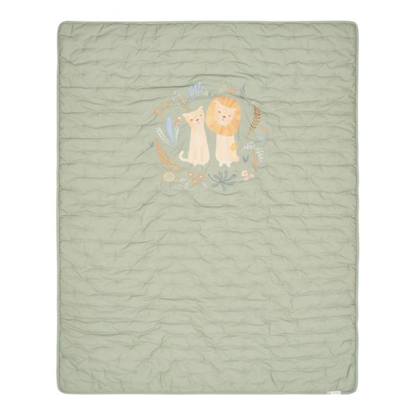 LITTLE DUTCH DEKA 70X100 CM GREEN SAFARI WONDERS - DĚTSKÉ DEKY PRO MIMINKA - SPINKÁNÍ