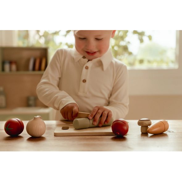 LITTLE DUTCH KRÁJECÍ ZELENINA DŘEVĚNÁ - LITTLE DUTCH - PRO DĚTI