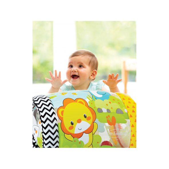 INFANTINO NAFUKOVACÍ VÁLEC DŽUNGLE - HRA NA BŘÍŠKU - PRO DĚTI