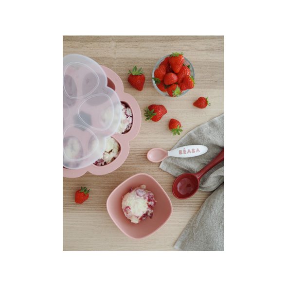 BEABA MULTI-DÁVKOVAČ NA JÍDLO 6X 150ML OLD PINK - USKLADNĚNÍ JÍDLA - KRMENÍ