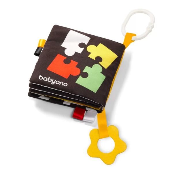 BABYONO KNÍŽKA NA HRANÍ MY CONTRAST BOOK - KNÍŽKY PRO NEJMENŠÍ - PRO DĚTI