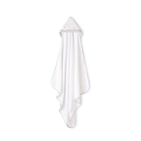 INTERBABY OSUŠKA FROTÉ OVEČKA - BÍLÁ ŠEDÝ LEM - OSUŠKY A DĚTSKÉ ŽUPANY - KOUPÁNÍ A ZDRAVÍ