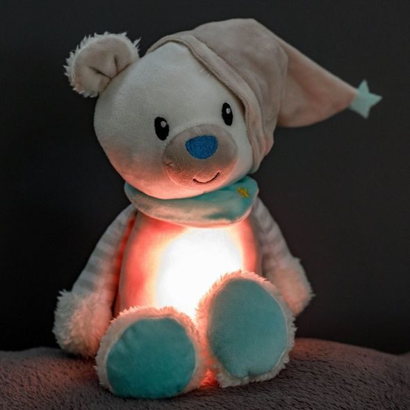 INNOGIO INTERAKTIVNÍ USÍNÁČEK S MELODIEMI A SVĚTLEM GIOFRIENDS - USÍNÁČCI ŠUMÍCÍ / S TLUKOTEM - PRO DĚTI