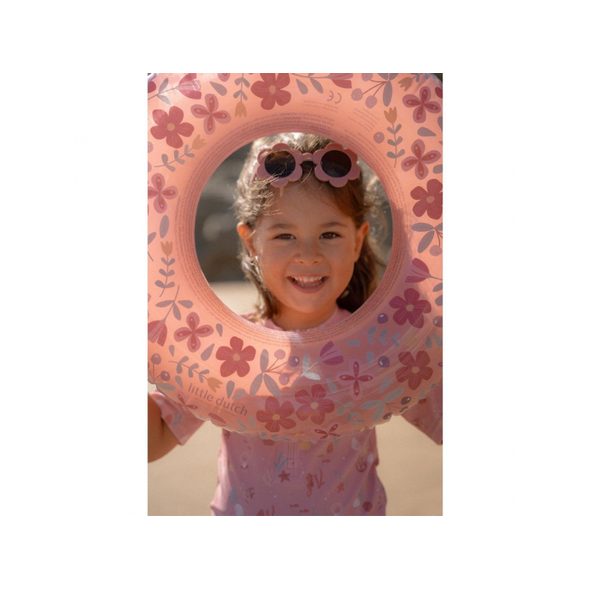 LITTLE DUTCH NAFUKOVACÍ KRUH PINK FLOWERS - LITTLE DUTCH - PRO DĚTI