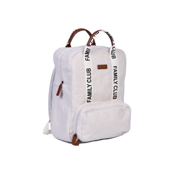 CHILDHOME PŘEBALOVACÍ BATOH FAMILY CLUB SIGNATURE TEDDY OFF WHITE - PŘEBALOVACÍ BATOHY - KOČÁRKY A PŘÍSLUŠENSTVÍ