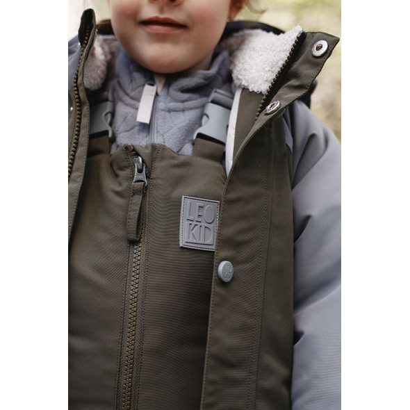 LEOKID ZIMNÍ KALHOTY COLOR BLOCK GREEN SCAPE VEL. 18 - 24 MĚSÍCŮ (VEL. 86) - KALHOTKY A TEPLÁČKY - PRO DĚTI