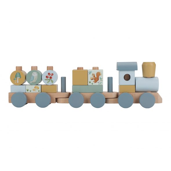 LITTLE DUTCH VLÁČEK DŘEVĚNÝ FOREST FRIENDS - FOREST FRIENDS - PRO DĚTI