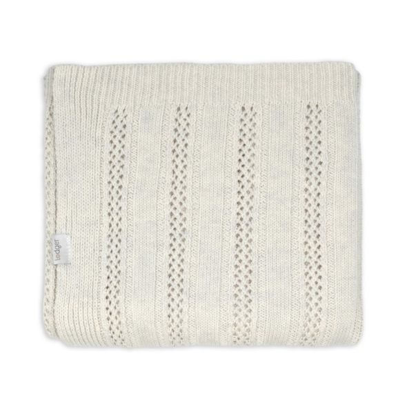 LODGER DEKA NEWBORN MERINO TAN BIRCH - DĚTSKÉ DEKY PRO MIMINKA - SPINKÁNÍ