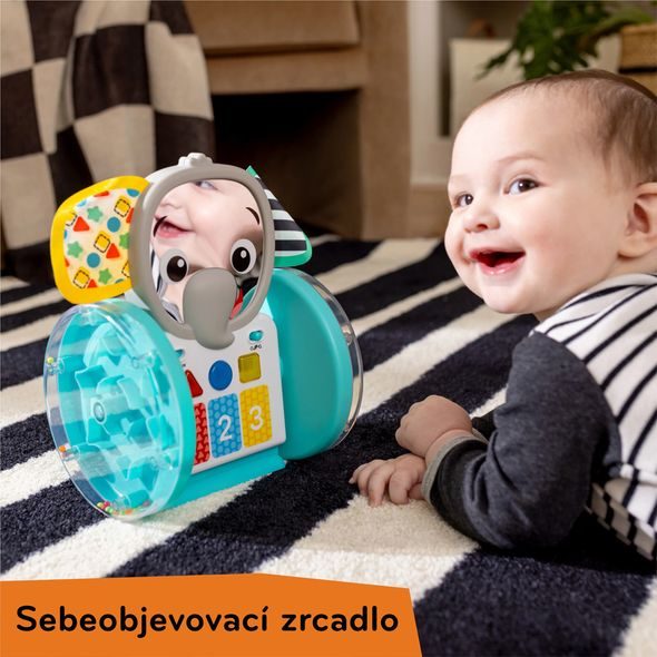 BABY EINSTEIN HRAČKA HUDEBNÍ INTERAKTIVNÍ CHASE & TAP EARL™ 6M+ - MOTORICKÉ A HUDEBNÍ - PRO DĚTI