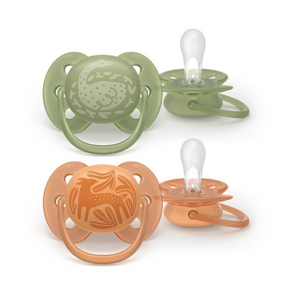 PHILIPS AVENT ŠIDÍTKO ULTRASOFT PREMIUM NEUTRAL 18+M OBRÁZEK, 2 KS - ŠIDÍTKA A DOPLŇKY - KRMENÍ