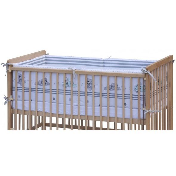 SCARLETT SOUPRAVA DO POSTÝLKY 10-DÍLNÁ PATRIK TYRKYSOVÁ 100X135CM - POVLEČENÍ DO POSTÝLKY - SPINKÁNÍ