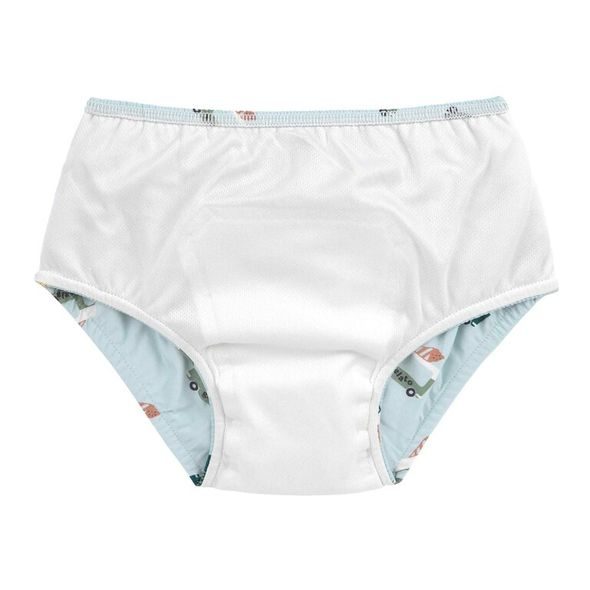 LÄSSIG PLENKOVÉ PLAVKY ICE CREAM TRUCK ILLUS. BLUE 07-12 MĚSÍCŮ (VEL. 74-80) - UV OBLEČENÍ - PRO DĚTI