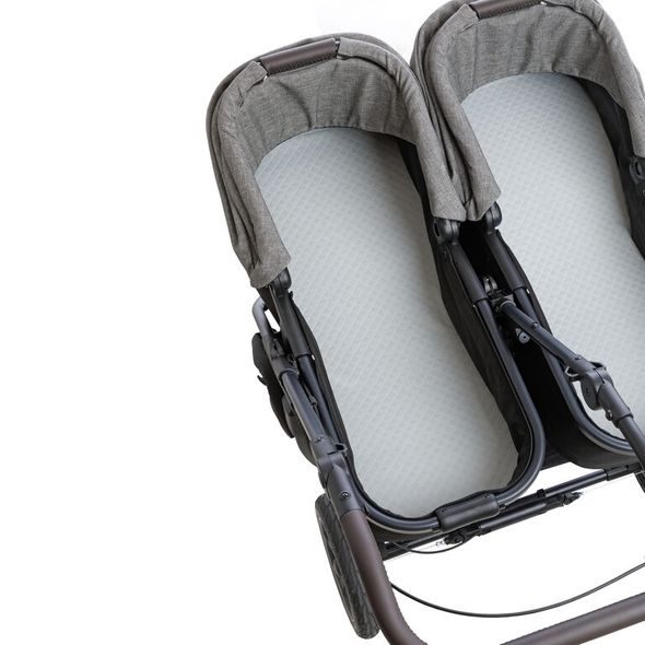 TFK TFK SET DUO2 FRAME 2025 - AIR WHEEL + CARRYCOT SAND - KOČÁRKY PRO DVOJČATA - KOČÁRKY A PŘÍSLUŠENSTVÍ