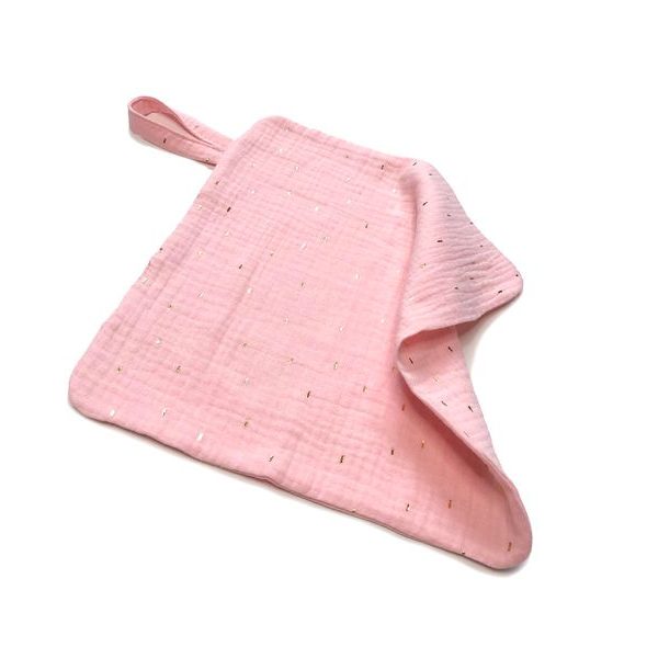 PINKIE ŽÍNKA PINKIE MUSLIN LIGHT PINK - ŽÍNKY A HOUBIČKY - KOUPÁNÍ A ZDRAVÍ