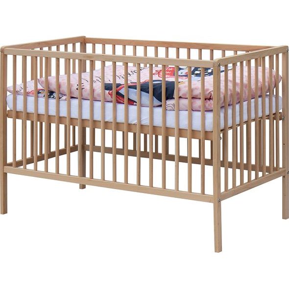 SCARLETT DĚTSKÁ POSTÝLKA S KOMPLETNÍ VÝBAVOU SCARLETT 120 X 60 CM - PIMPI - DŘEVĚNÉ POSTÝLKY - SPINKÁNÍ