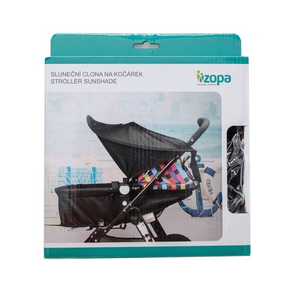 ZOPA SLUNEČNÍ CLONA NA KOČÁREK - SLUNEČNÍKY A CLONY - KOČÁRKY A PŘÍSLUŠENSTVÍ