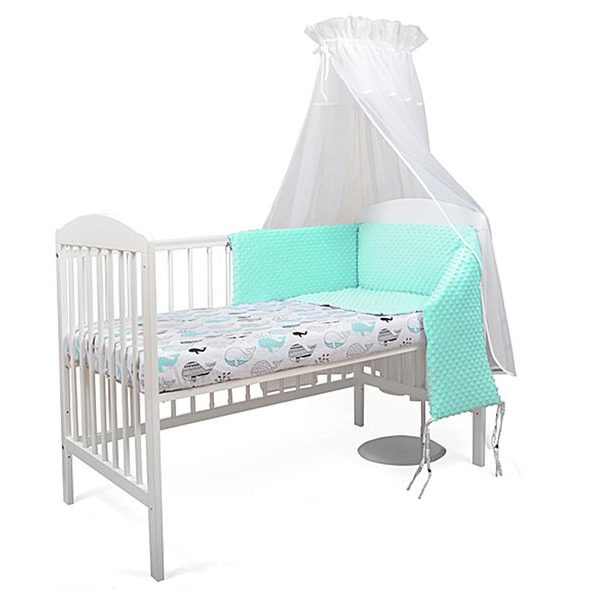 TOMI POVLEČENÍ K4 MINKY VELRYBA - POVLEČENÍ DO POSTÝLKY - SPINKÁNÍ