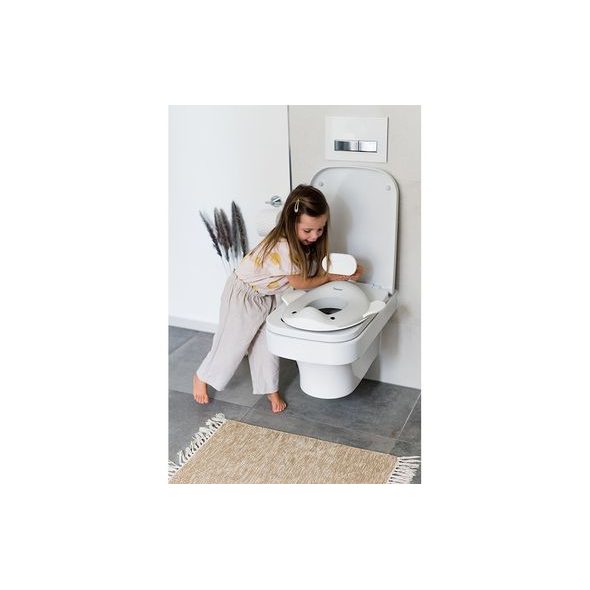 KINDSGUT SEDÁTKO NA WC VELRYBA SVĚTLE ŠEDÁ - ADAPTÉRY NA WC - KOUPÁNÍ A ZDRAVÍ