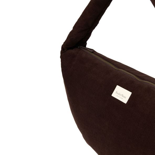 STUDIO NOOS RIB PUFFY CROSS BODY BAG DARK BROWN - DOPLŇKY - PRO MAMINKY