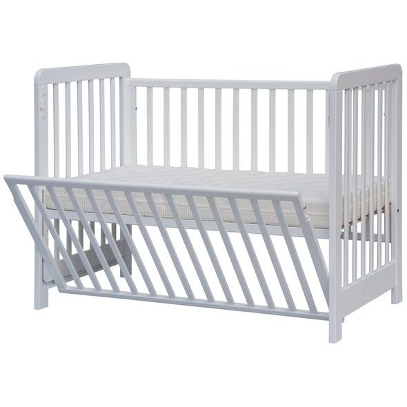 SCARLETT DĚTSKÁ POSTÝLKA K POSTELI RODIČŮ SCARLETT VISTA - BÍLÁ (BUK) - 120 X 60 CM - DŘEVĚNÉ POSTÝLKY - SPINKÁNÍ