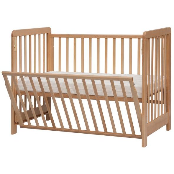 SCARLETT DĚTSKÁ POSTÝLKA K POSTELI RODIČŮ SCARLETT VISTA - PŘÍRODNÍ (BUK) - 120 X 60 CM - DŘEVĚNÉ POSTÝLKY - SPINKÁNÍ