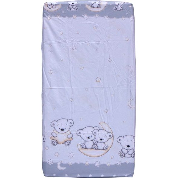 SCARLETT PROSTĚRADLO DO POSTÝLKY SCARLETT TORO 120X60CM ŠEDÉ - PROSTĚRADLA - SPINKÁNÍ