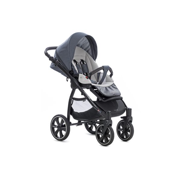 NOORDI KOČÁREK FJORDI SP 2V1 MELANGE GRAPHITE - TROJKOMBINACE - KOČÁRKY A PŘÍSLUŠENSTVÍ