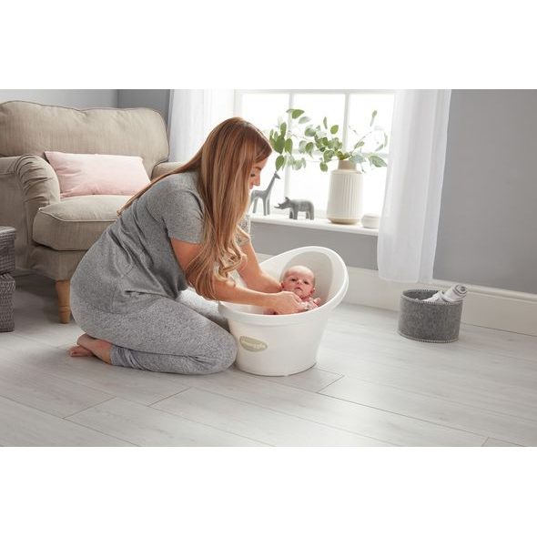 SHNUGGLE VANIČKA BÍLÁ SE ŠEDOU NOVÁ SE ZÁTKOU - VANIČKY PLASTOVÉ - KOUPÁNÍ A ZDRAVÍ