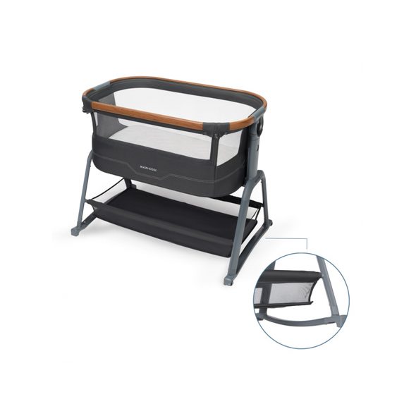 MAXI-COSI IORA PLUS POSTÝLKA PŘENOSNÁ ELEGANCE GRAPHITE - K RODIČOVSKÉ POSTELI - SPINKÁNÍ