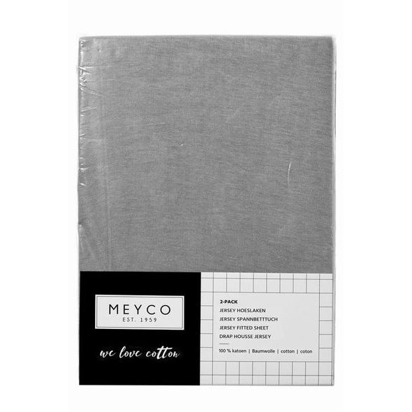 MEYCO ŽERZEJOVÉ PROSTĚRADLO 70X140/150 - GREY - PROSTĚRADLA - SPINKÁNÍ