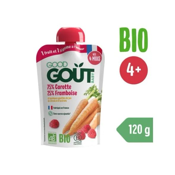 GOOD GOUT BIO MRKEV S MALINAMI (120 G) - KAPSIČKY - KRMENÍ