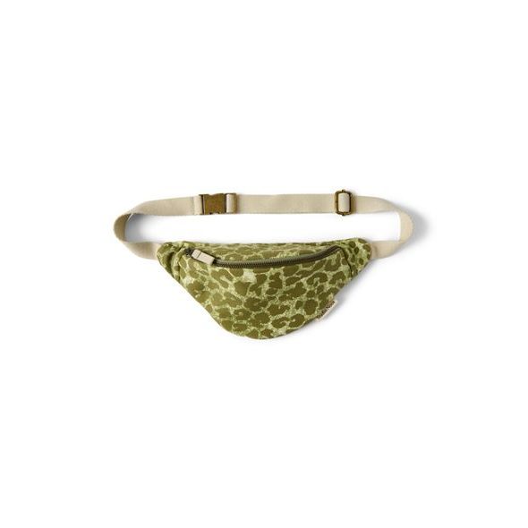 STUDIO NOOS COTTON MINI FANNY PACK LEDVINKA GREEN LEOPARD - LEDVINKY - KOČÁRKY A PŘÍSLUŠENSTVÍ