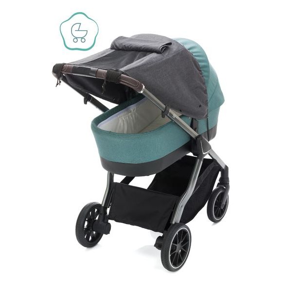 FILLIKID SLUNEČNÍ CLONA NA KOČÁREK DELUXE GREY MELANGE - SLUNEČNÍKY A CLONY - KOČÁRKY A PŘÍSLUŠENSTVÍ