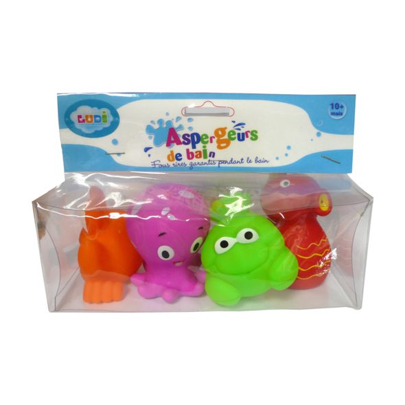 LUDI HRAČKY DO VODY MOŘSKÉ POTVŮRKY 4KS - HRAČKY DO VANY - PRO DĚTI