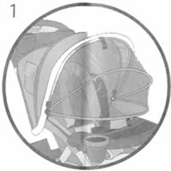 SAFETY 1ST STÍNÍTKO NA KOČÁREK - SLUNEČNÍKY A CLONY - KOČÁRKY A PŘÍSLUŠENSTVÍ