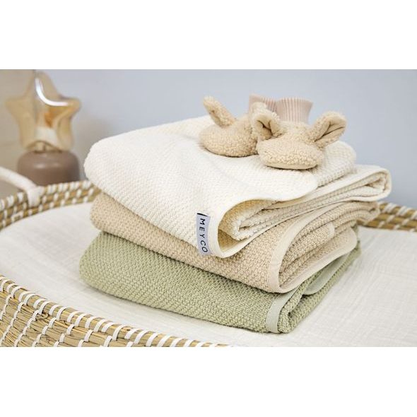 MEYCO OSUŠKA S KAPUCÍ POPCORN - SOFT SAND - OSUŠKY A DĚTSKÉ ŽUPANY - KOUPÁNÍ A ZDRAVÍ