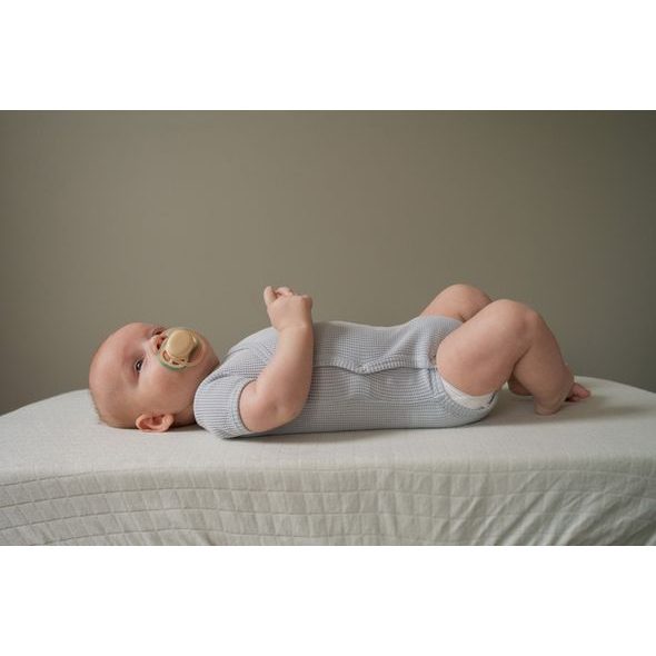 LODGER ROMPER SHORT SLEEVES CIUMBELLE BLUE FOGG VEL. 80 - BODY - PRO DĚTI