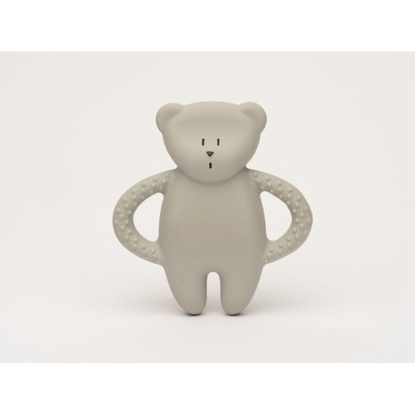 MOONIE KOUSÁTKO PŘÍRODNÍ KAUČUK MEDVÍDEK GREY - KOUSÁTKA - PRO DĚTI