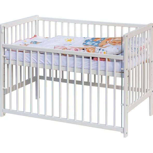 SCARLETT DĚTSKÁ POSTÝLKA S KOMPLETNÍ VÝBAVOU SCARLETT 120 X 60 CM - PALPY - DŘEVĚNÉ POSTÝLKY - SPINKÁNÍ