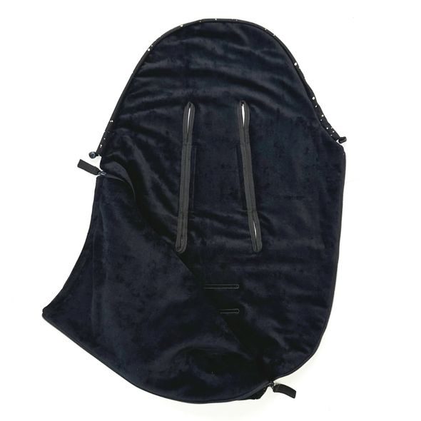 PINKIE BAVLNĚNÝ FUSAK SHINE GOLD BLACK 0-12MĚSÍCŮ - FUSAKY DO KOČÁRKU - KOČÁRKY A PŘÍSLUŠENSTVÍ