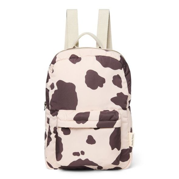 STUDIO NOOS PUFFY MIDI BACKPACK BATŮŽEK S PŘEDNÍ KAPSOU HOLY COW BROWNISH - BATOHY A TAŠKY - PRO DĚTI