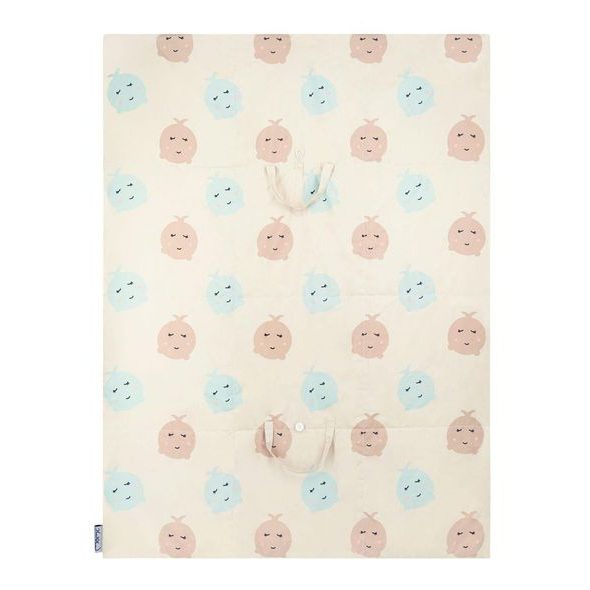 MOMI HRACÍ DEKA MOMI VOLPI PATCHWORK - HRACÍ PODLOŽKY NA ZEM - SPINKÁNÍ