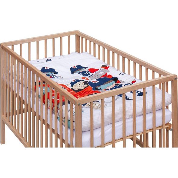 SCARLETT DĚTSKÁ POSTÝLKA S KOMPLETNÍ VÝBAVOU SCARLETT 120 X 60 CM - FIRO - DŘEVĚNÉ POSTÝLKY - SPINKÁNÍ