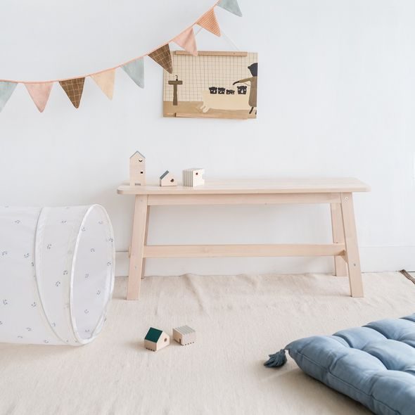 3 SPROUTS DĚTSKÝ TUNEL RECYCLED BLUEBERRY IVORY - SENZORICKÉ HRAČKY - PRO DĚTI