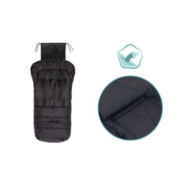 FILLIKID FUSAK ZIMNÍ ECO BIG BLACK - FUSAKY DO KOČÁRKU - KOČÁRKY A PŘÍSLUŠENSTVÍ